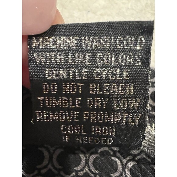 89th & MADISON Black/Gray print Pants Slacks With Stretch size 10 - Picture 6 of 6